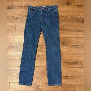 Madewell Straight Leg Jeans - Deep Indigo